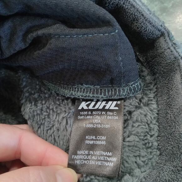 Kuhl Flight Jacket Women's Size M Fuzzy Deep Pile Fleece Full Zip Pockets Hooded - Picture 9 of 16